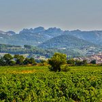 dentelles-les-montmirail gebirge