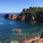 Plages im Esterel Gebirge
